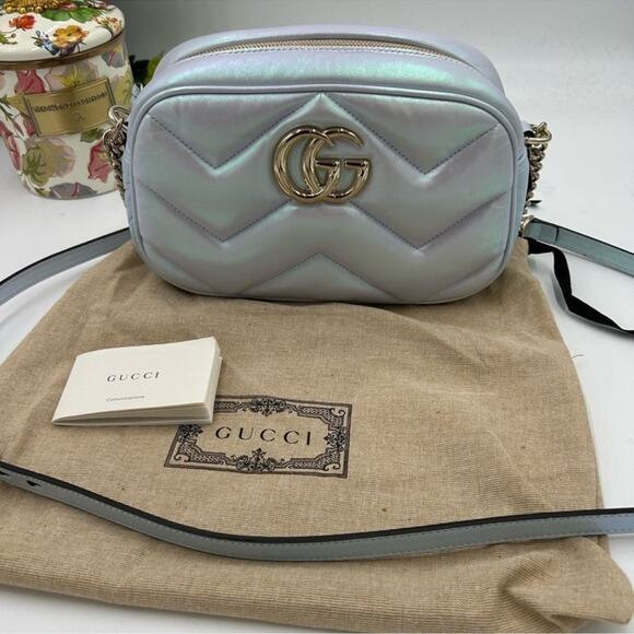 Women's Gucci GG medium Mormont shoulder bag Made in Italy - Picture 2 of 14